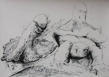 石版画 Grass - Senza titolo 