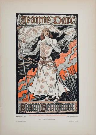 石版画 Grasset - Jeanne D'arc, 1896