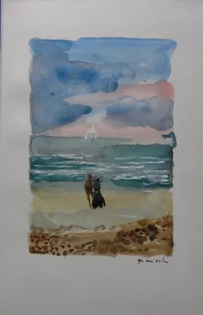 无技术 Grau Sala - Couple face à la mer