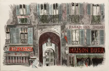 石版画 Grau Sala - Le petit ami