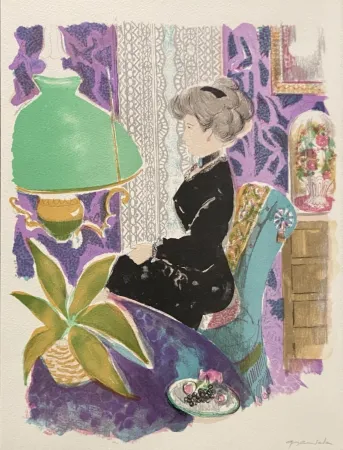 石版画 Grau Sala - Le petit ami