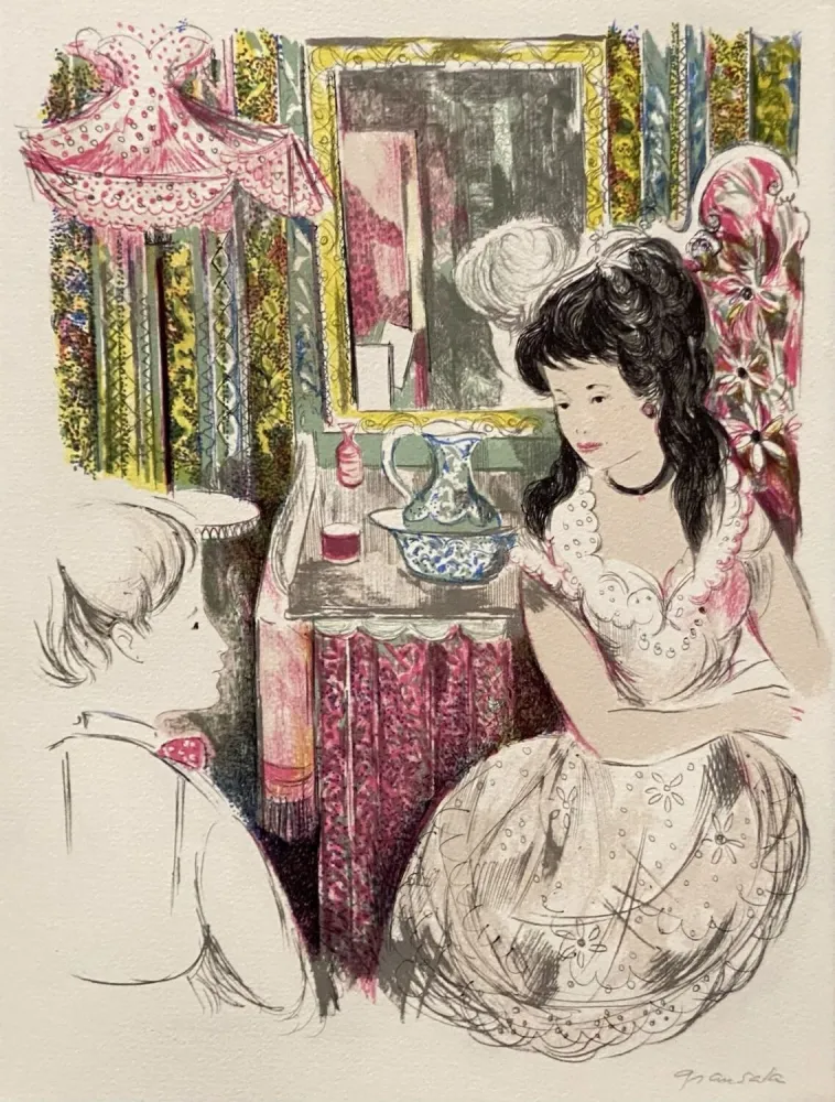 石版画 Grau Sala - Le petit ami