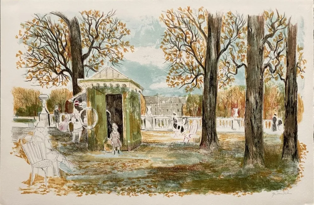 石版画 Grau Sala - Le petit ami