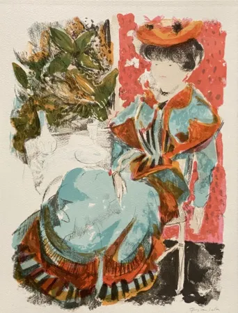 石版画 Grau Sala - Le petit ami