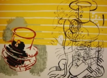 石版画 Grau - Sans titre