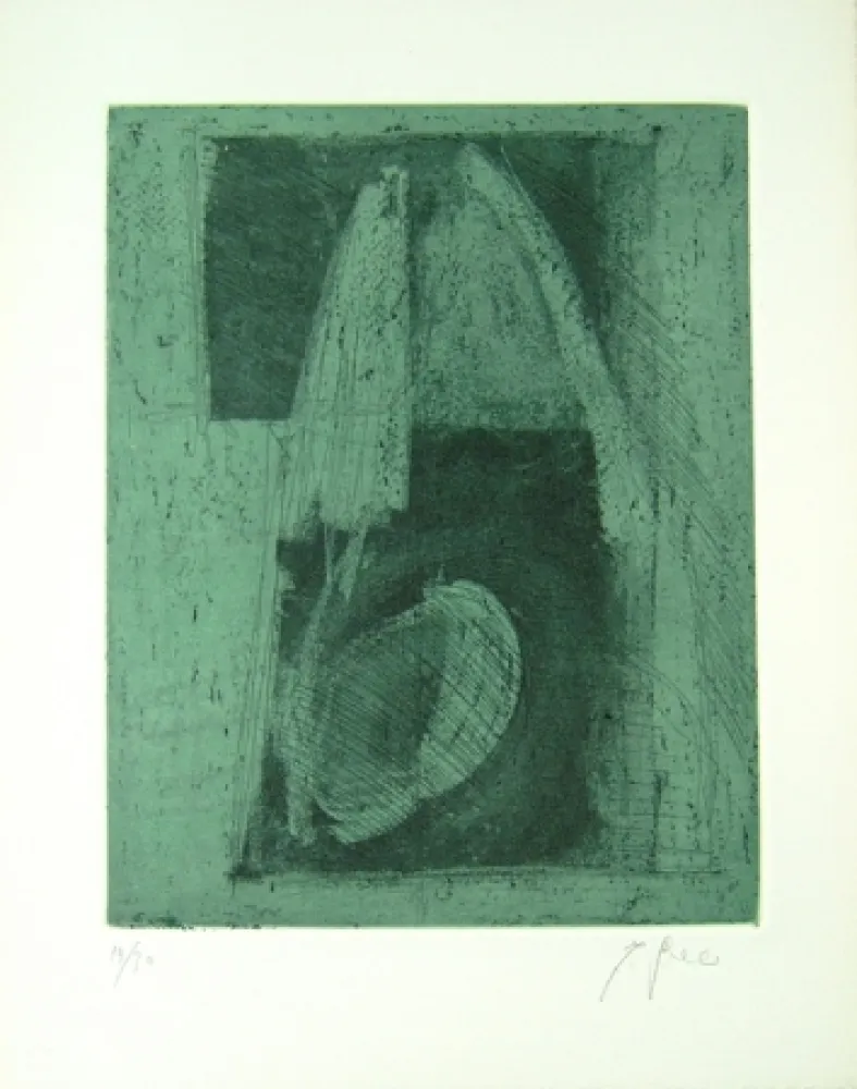 石版画 Greco - Alterego considera lo spazio