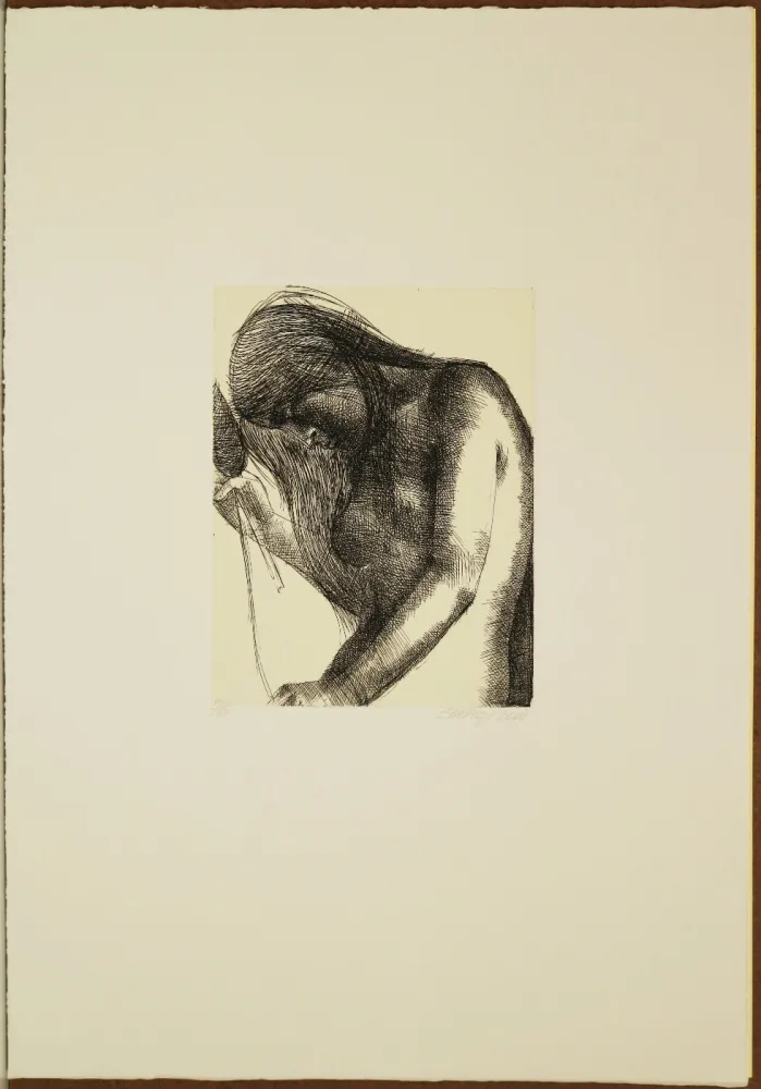 蚀刻版画 Greco - La donna e il fuso