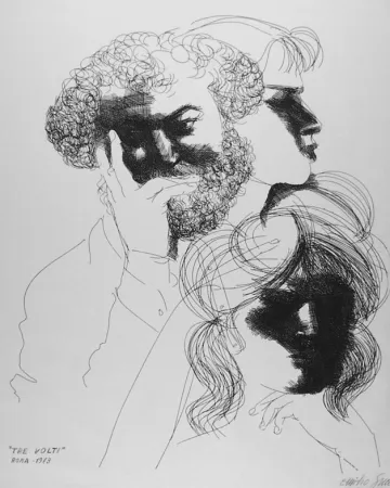 蚀刻版画 Greco - Tre volti