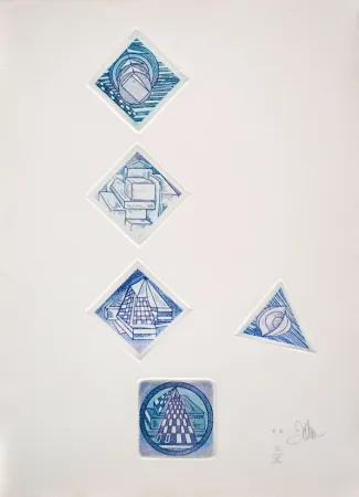 蚀刻版画 Grenier - 