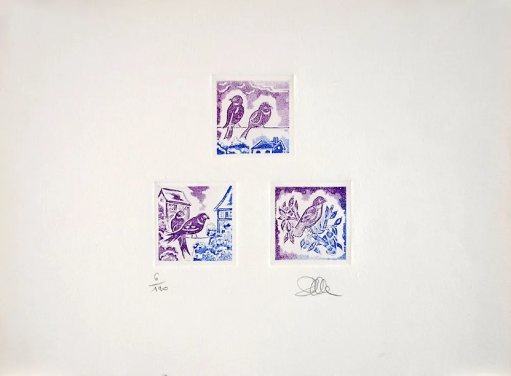 蚀刻版画 Grenier - 