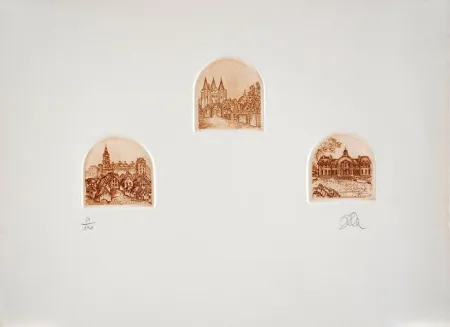 蚀刻版画 Grenier - 