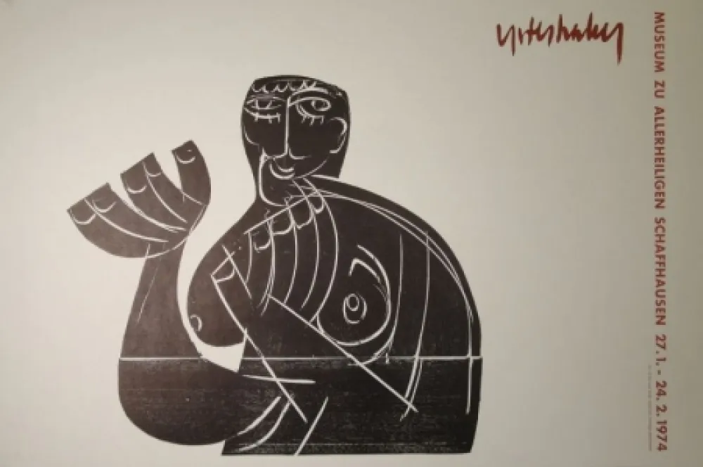 木刻 Grieshaber - Vogelfrei II