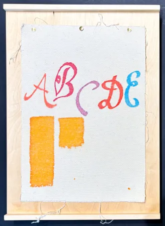 无技术 Griffa - Giorgio Griffa (1936) - Acrylic on canvas - 2014