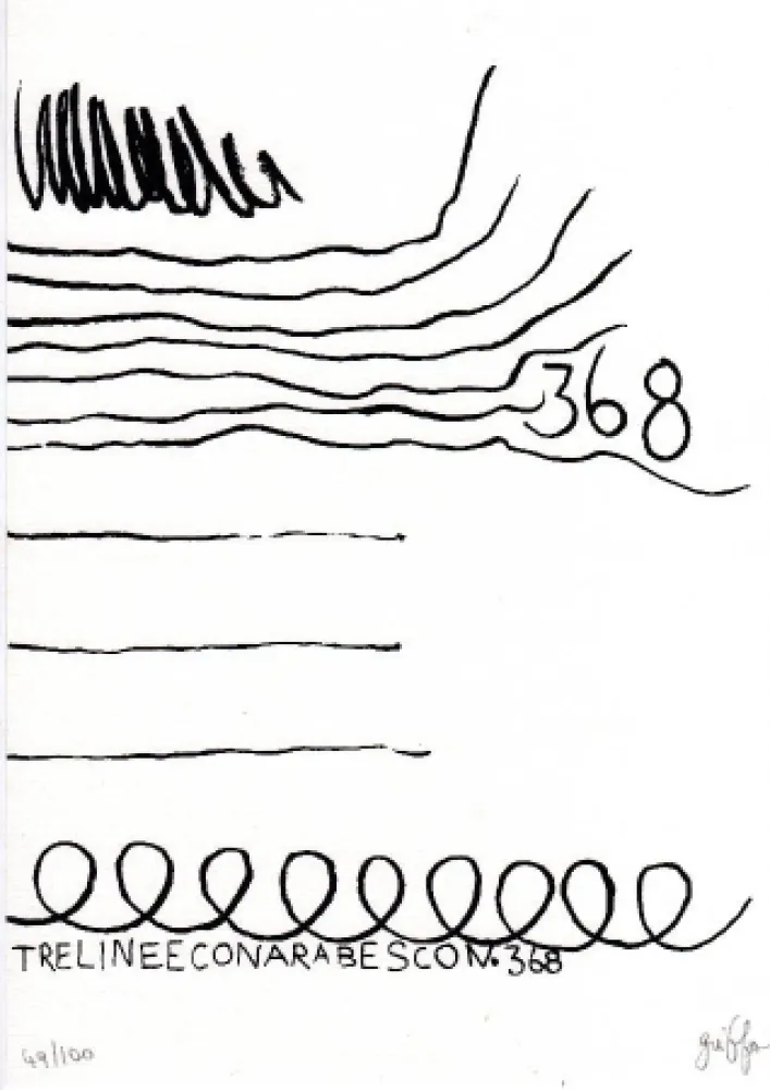 石版画 Griffa - Senza titolo