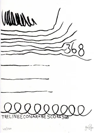 石版画 Griffa - Senza titolo