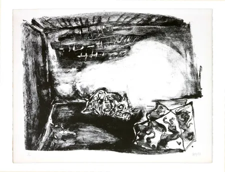 石版画 Grinberg - Une autre possibilité (en fumée)