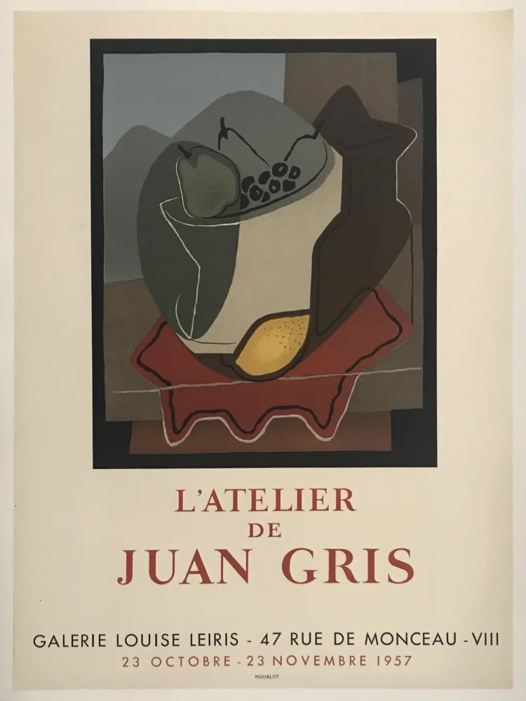 石版画 Gris  - L’Atelier de Juan Gris