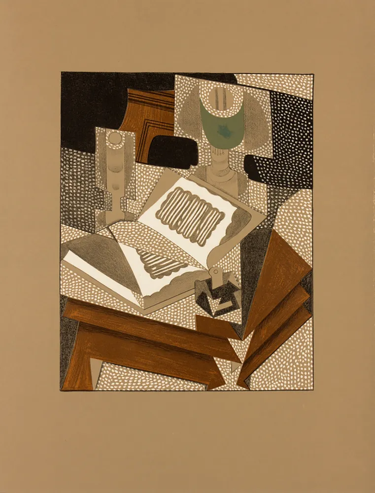 石版画 Gris  - LE LIVRE. Lithographie pour 