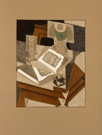 石版画 Gris  - LE LIVRE. Lithographie pour 