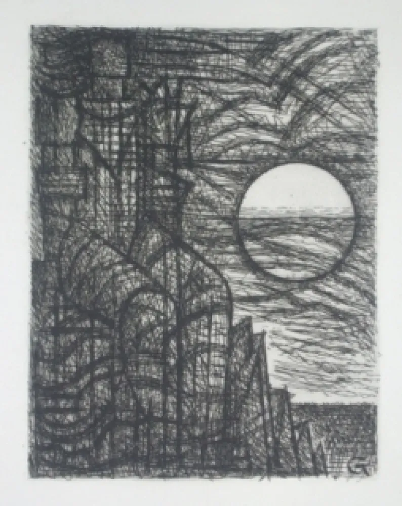 干刻版画 Gromaire - Memento du vivant