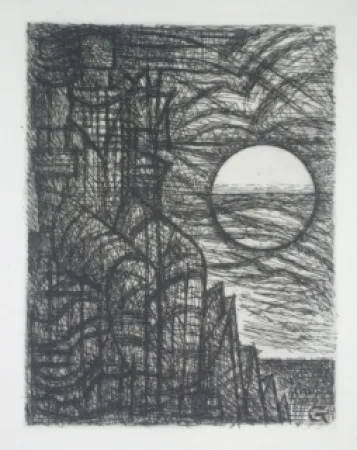 干刻版画 Gromaire - Memento du vivant