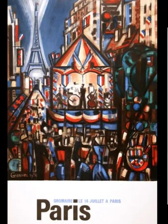 海报 Gromaire - PARIS 14 JUILLET
