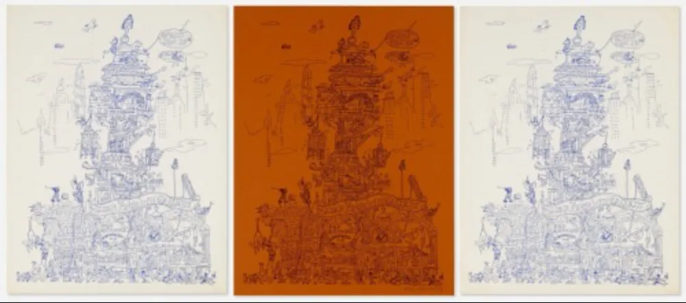 石版画 Grooms - City of Chicago exhibition poster