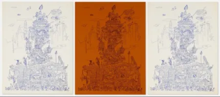 石版画 Grooms - City of Chicago exhibition poster