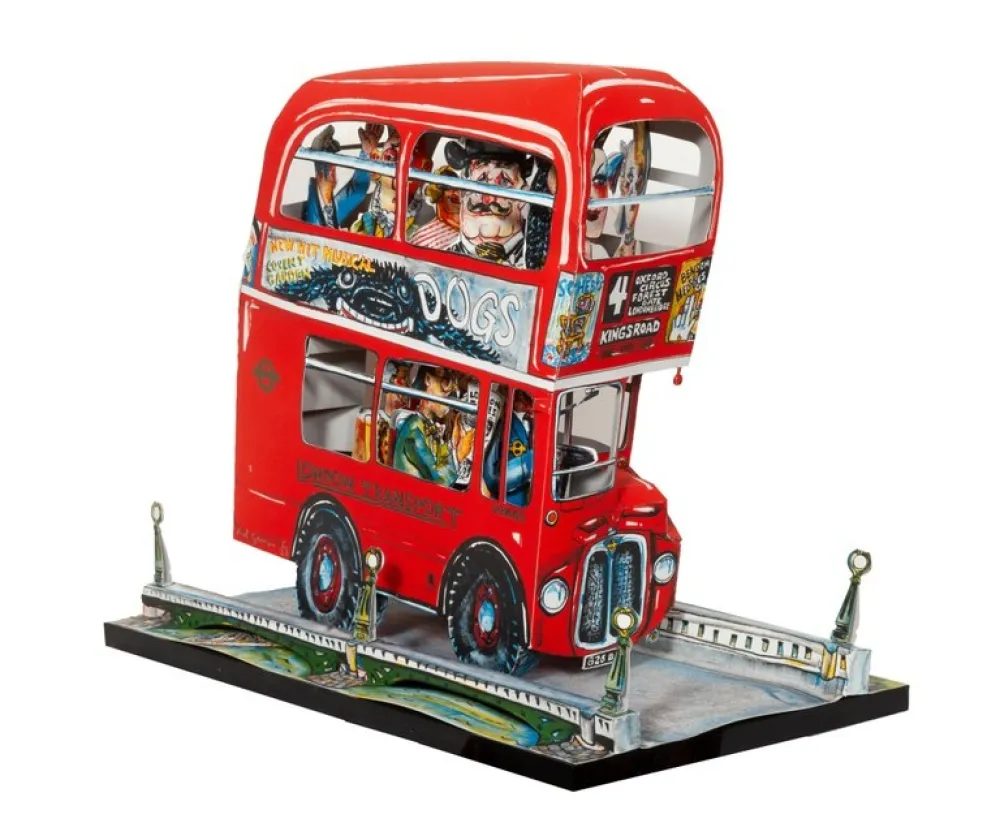 石版画 Grooms - London Bus
