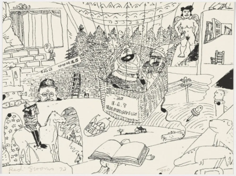 丝网印刷 Grooms - Untitled from The New York Collection for Stockholm