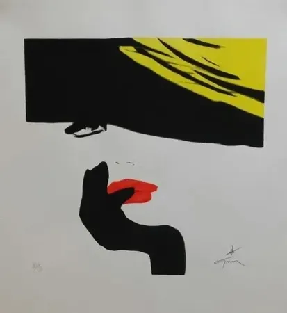 无技术 Gruau - Elégante au chapeau