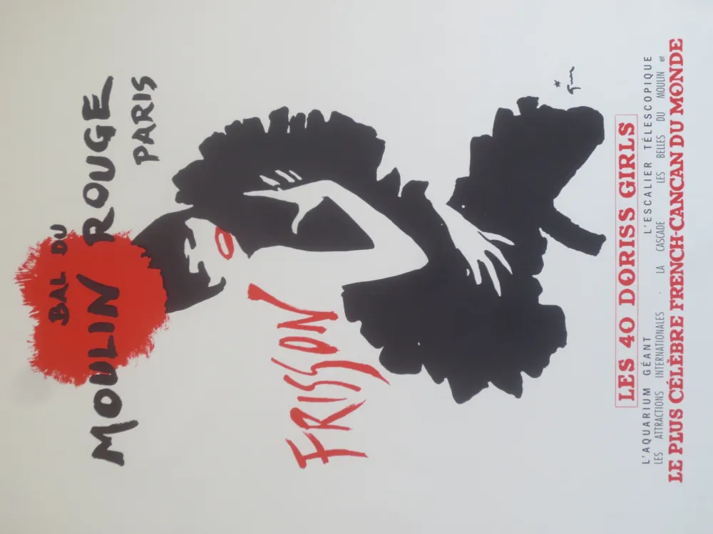 石版画 Gruau - Frisson