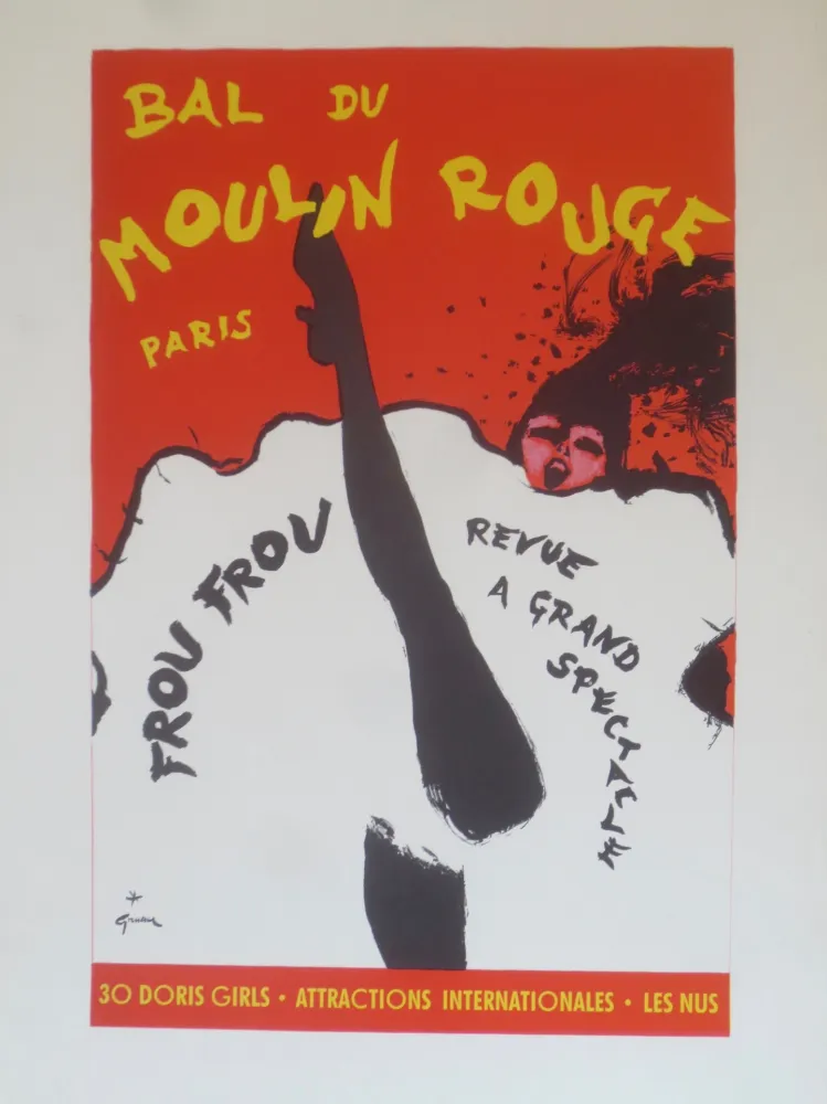 石版画 Gruau - Frou frou