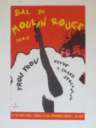 石版画 Gruau - Frou frou