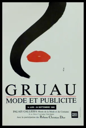 胶版印刷 Gruau - MODE ET PUBLICITE PALAIS GALLIERA
