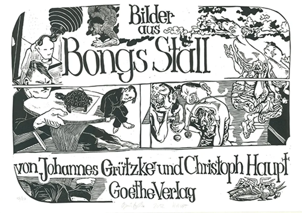 油毡版画 Grützke - Bilder aus Bongs Stall