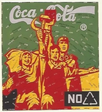石版画 Guangyi - Great criticism - Coca Cola