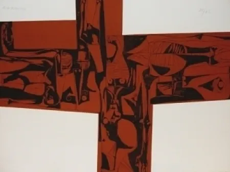 版画 Guayasamin - Lidice 1