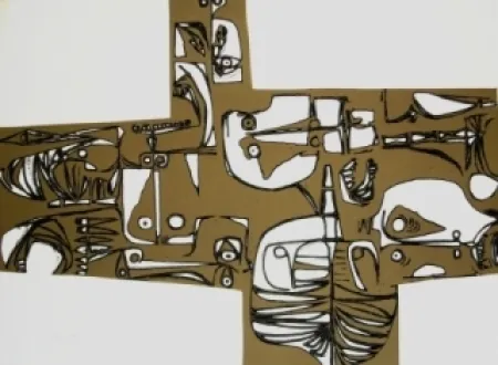 版画 Guayasamin - Milay 2