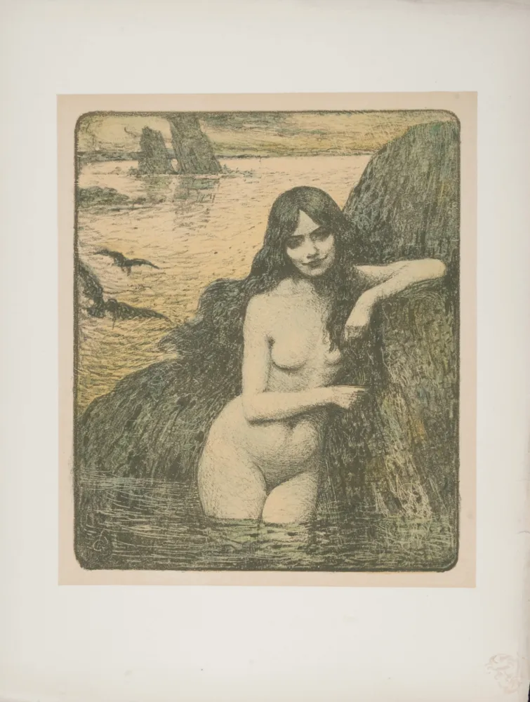 石版画 Guerin - Sirène, 1898