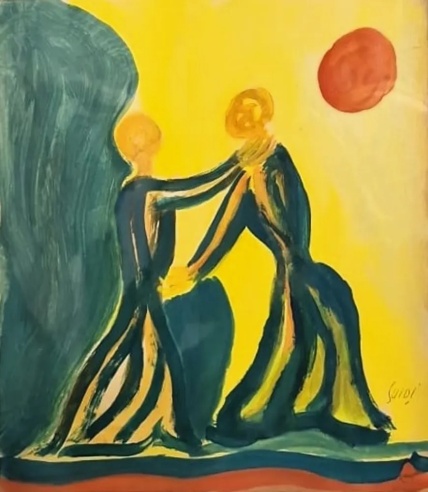 单版画 Guidi - L'incontro