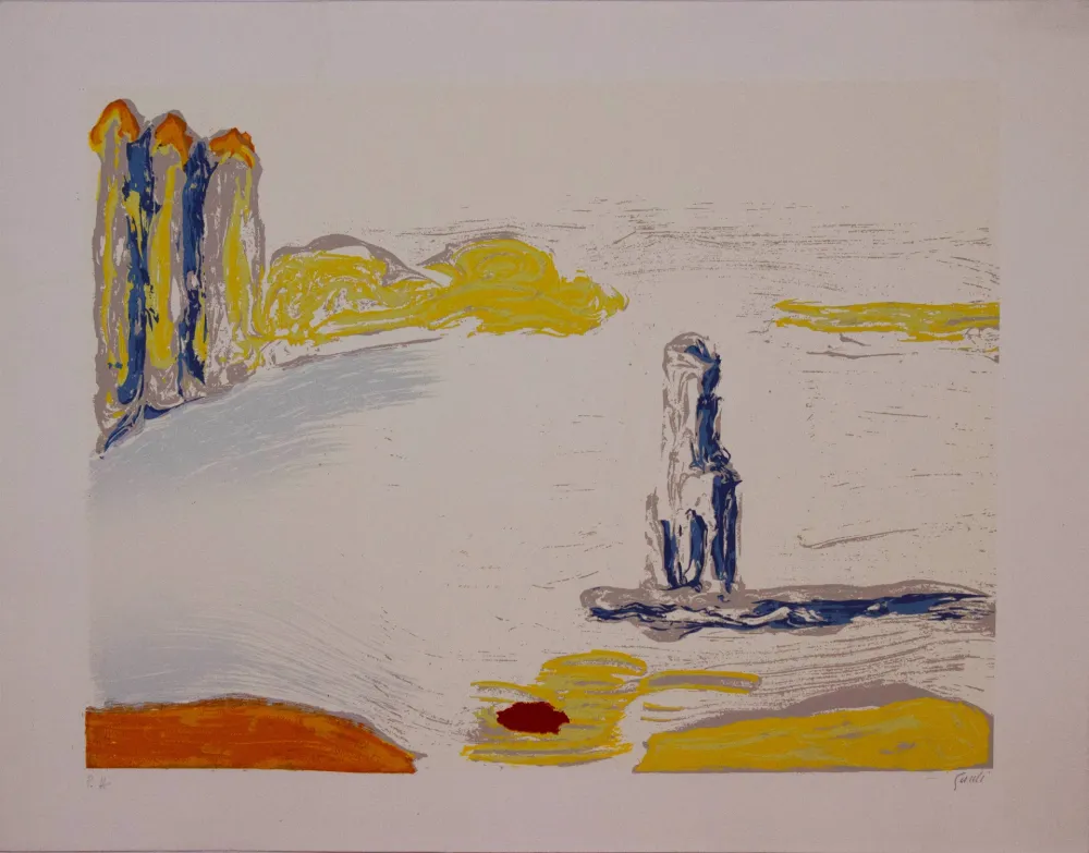 石版画 Guidi - San Giorgio