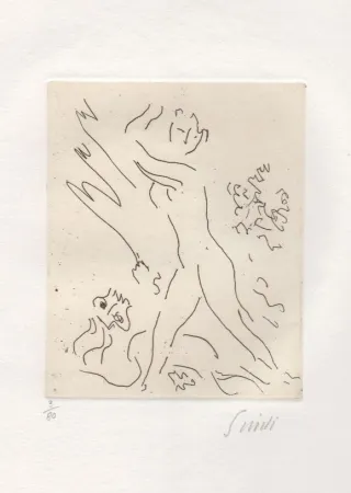 蚀刻版画 Guidi - Senza titolo