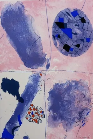 石版画 Guinovart - Blaus