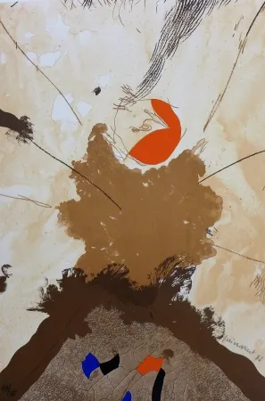 石版画 Guinovart - Esclat ocell