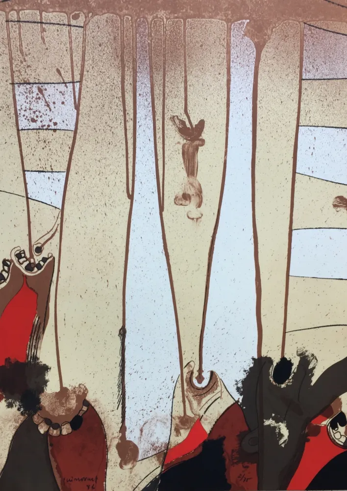 石版画 Guinovart - FANG 1