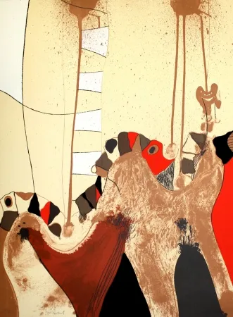 石版画 Guinovart - Fang 3