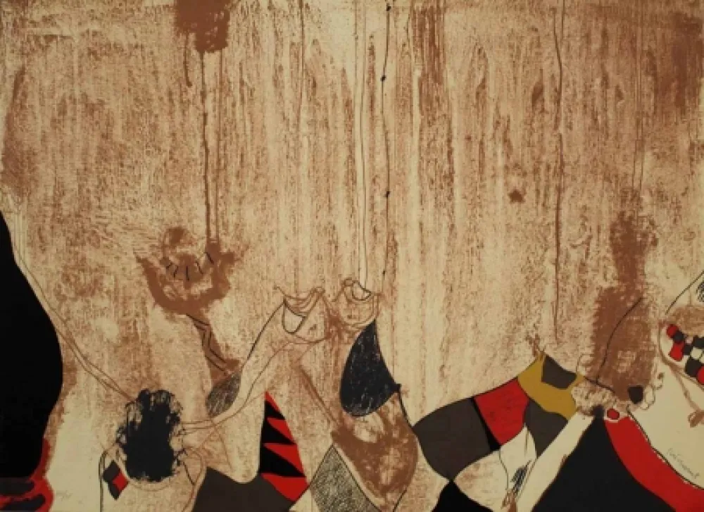 石版画 Guinovart - Fang 4