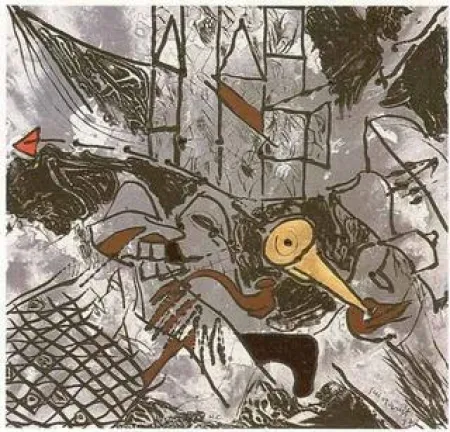 版画 Guinovart - Garcia Lorca 2