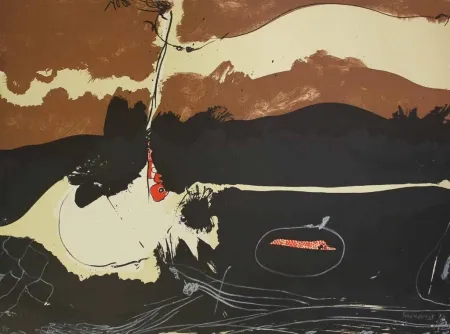 石版画 Guinovart - Gui 5